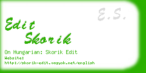 edit skorik business card